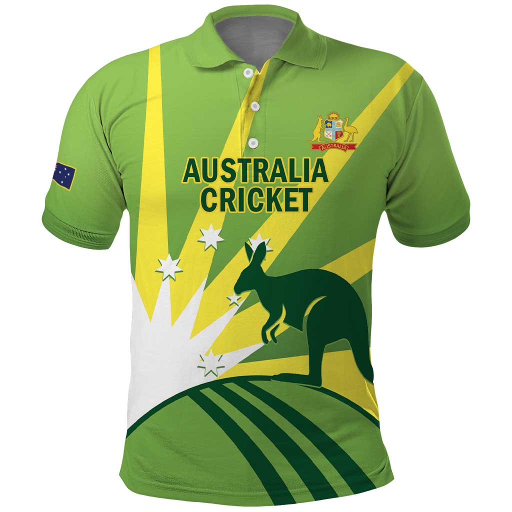 Custom Australia Cricket Polo Shirt Go Champions Aussies