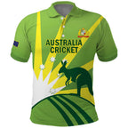 Custom Australia Cricket Polo Shirt Go Champions Aussies