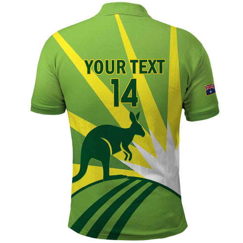 Custom Australia Cricket Polo Shirt Go Champions Aussies
