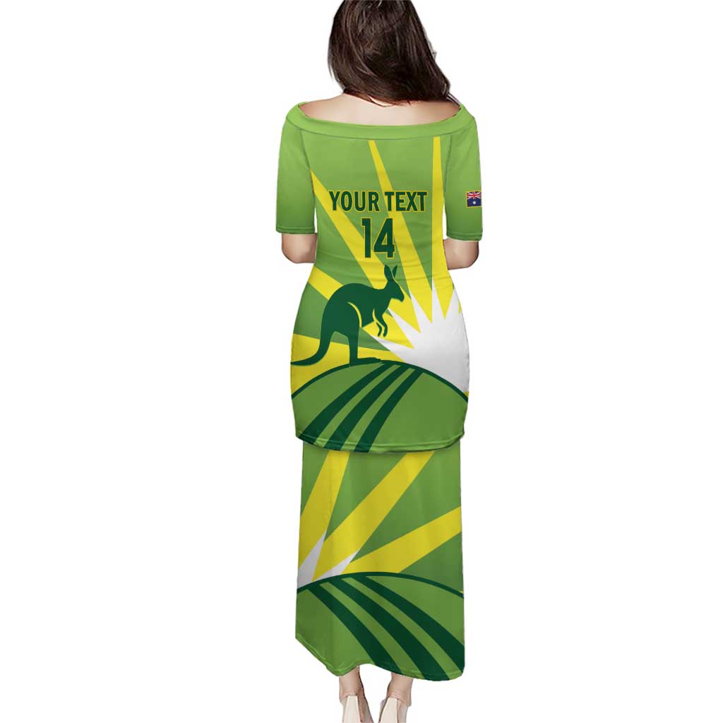 Custom Australia Cricket Puletasi Go Champions Aussies