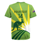 Custom Australia Cricket Rugby Jersey Go Champions Aussies