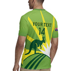Custom Australia Cricket Rugby Jersey Go Champions Aussies