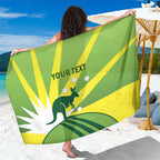Custom Australia Cricket Sarong Go Champions Aussies
