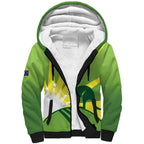 Custom Australia Cricket Sherpa Hoodie Go Champions Aussies