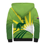 Custom Australia Cricket Sherpa Hoodie Go Champions Aussies
