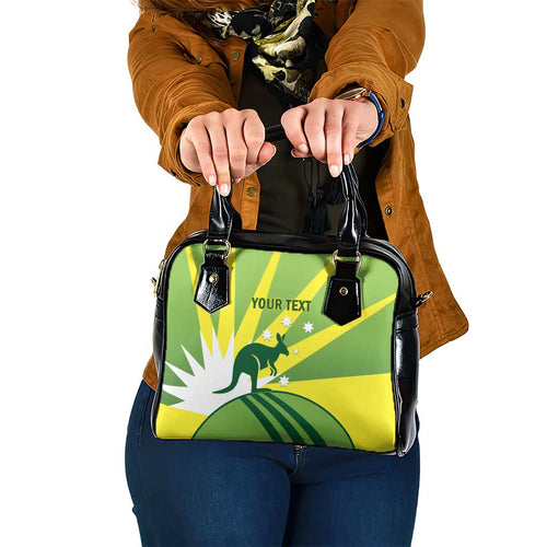 Custom Australia Cricket Shoulder Handbag Go Champions Aussies