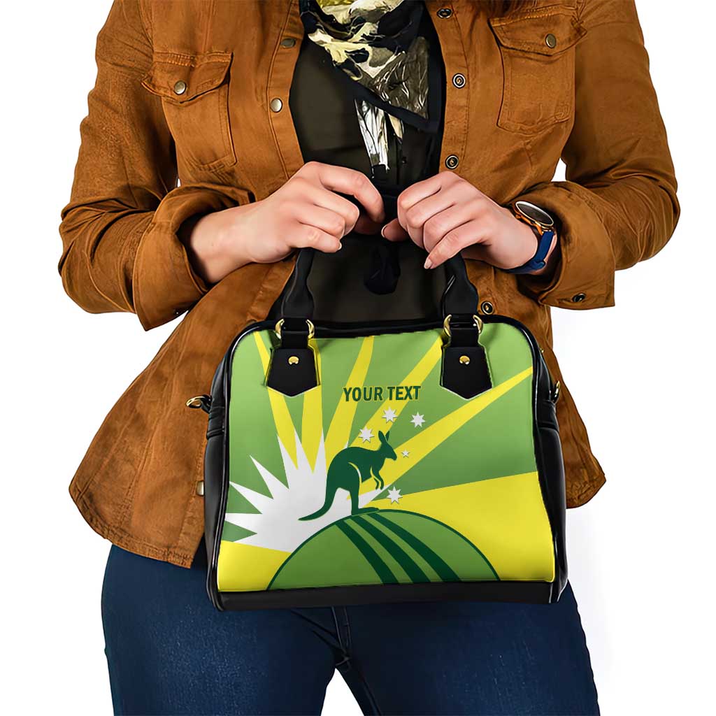 Custom Australia Cricket Shoulder Handbag Go Champions Aussies