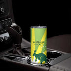 Custom Australia Cricket Skinny Tumbler Go Champions Aussies