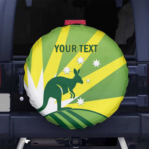 Custom Australia Cricket Spare Tire Cover Go Champions Aussies