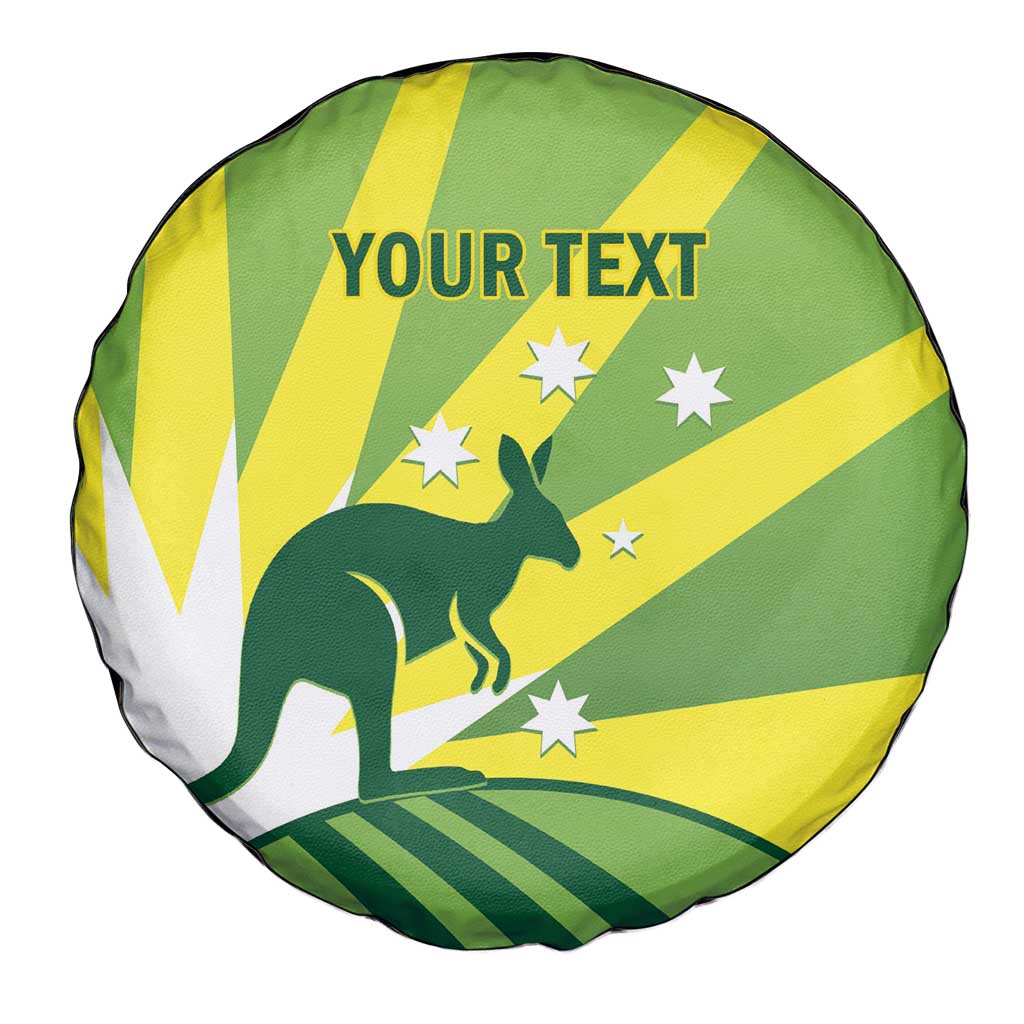 Custom Australia Cricket Spare Tire Cover Go Champions Aussies