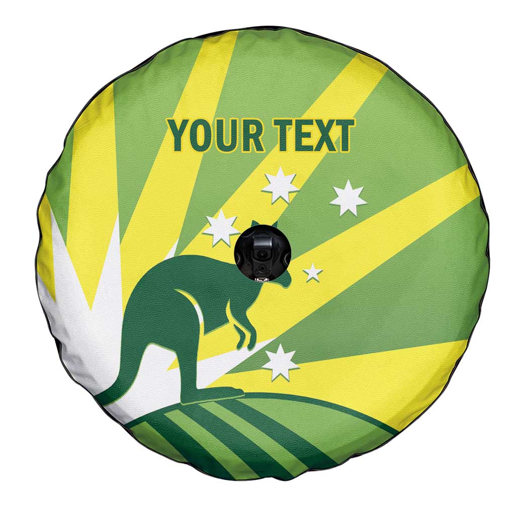 Custom Australia Cricket Spare Tire Cover Go Champions Aussies