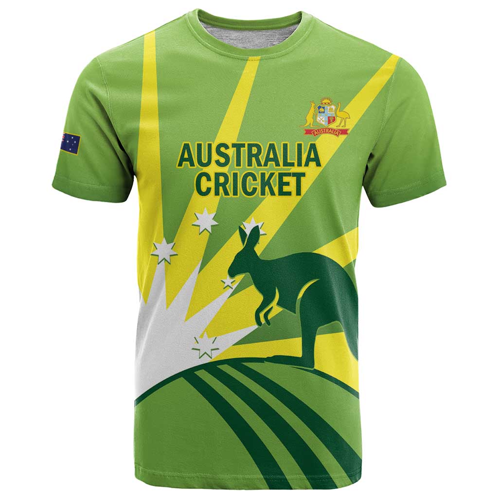 Custom Australia Cricket T Shirt Go Champions Aussies
