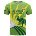 Custom Australia Cricket T Shirt Go Champions Aussies
