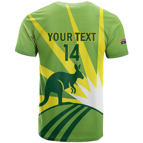Custom Australia Cricket T Shirt Go Champions Aussies