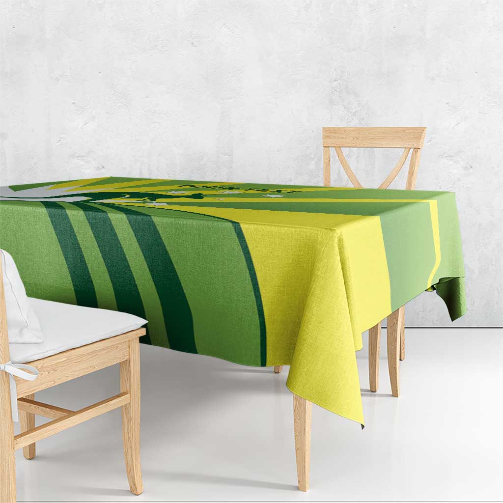 Custom Australia Cricket Tablecloth Go Champions Aussies