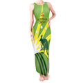 Custom Australia Cricket Tank Maxi Dress Go Champions Aussies