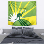 Custom Australia Cricket Tapestry Go Champions Aussies