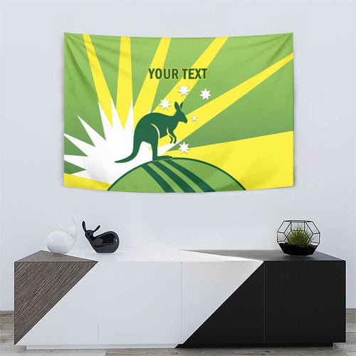 Custom Australia Cricket Tapestry Go Champions Aussies