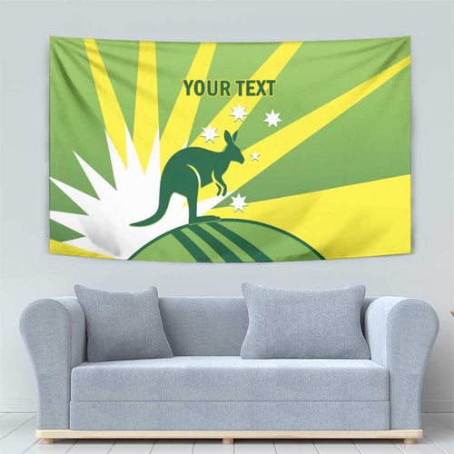 Custom Australia Cricket Tapestry Go Champions Aussies