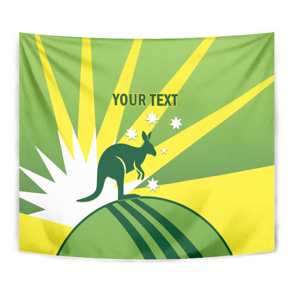 Custom Australia Cricket Tapestry Go Champions Aussies
