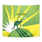Custom Australia Cricket Tapestry Go Champions Aussies