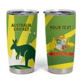 Custom Australia Cricket Tumbler Cup Go Champions Aussies