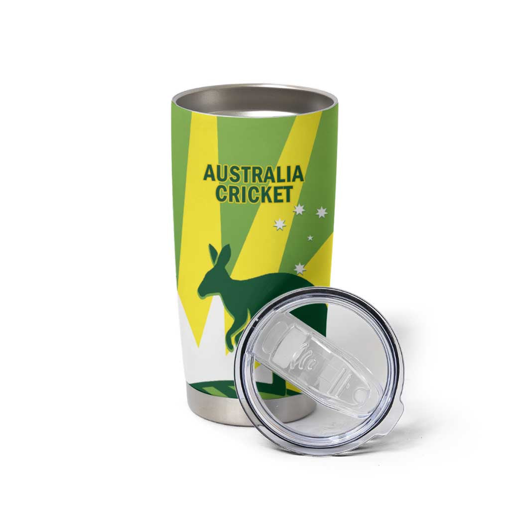 Custom Australia Cricket Tumbler Cup Go Champions Aussies