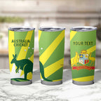 Custom Australia Cricket Tumbler Cup Go Champions Aussies