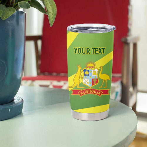 Custom Australia Cricket Tumbler Cup Go Champions Aussies