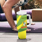 Custom Australia Cricket Tumbler With Handle Go Champions Aussies