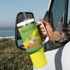 Custom Australia Cricket Tumbler With Handle Go Champions Aussies