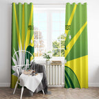 Custom Australia Cricket Window Curtain Go Champions Aussies