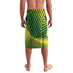 Custom Australia Cricket Lavalava Aussie Baggy Greens - Kangaroo Mascot Style