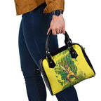 Custom Australia Cricket Shoulder Handbag Aussie Baggy Greens - Kangaroo Mascot Style