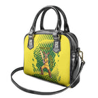 Custom Australia Cricket Shoulder Handbag Aussie Baggy Greens - Kangaroo Mascot Style