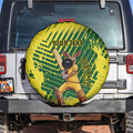 Custom Australia Cricket Spare Tire Cover Aussie Baggy Greens - Kangaroo Mascot Style