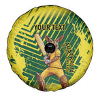 Custom Australia Cricket Spare Tire Cover Aussie Baggy Greens - Kangaroo Mascot Style