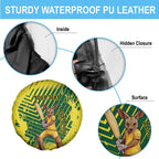 Custom Australia Cricket Spare Tire Cover Aussie Baggy Greens - Kangaroo Mascot Style