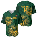 Custom South Africa Cricket Baseball Jersey Go Champions Proteas