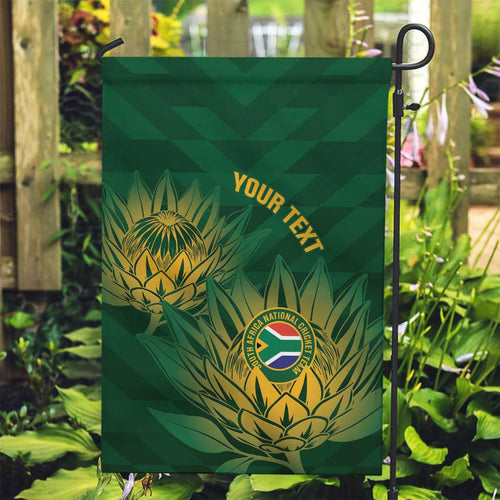 Custom South Africa Cricket Garden Flag Go Champions Proteas