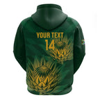 Custom South Africa Cricket Hoodie Go Champions Proteas