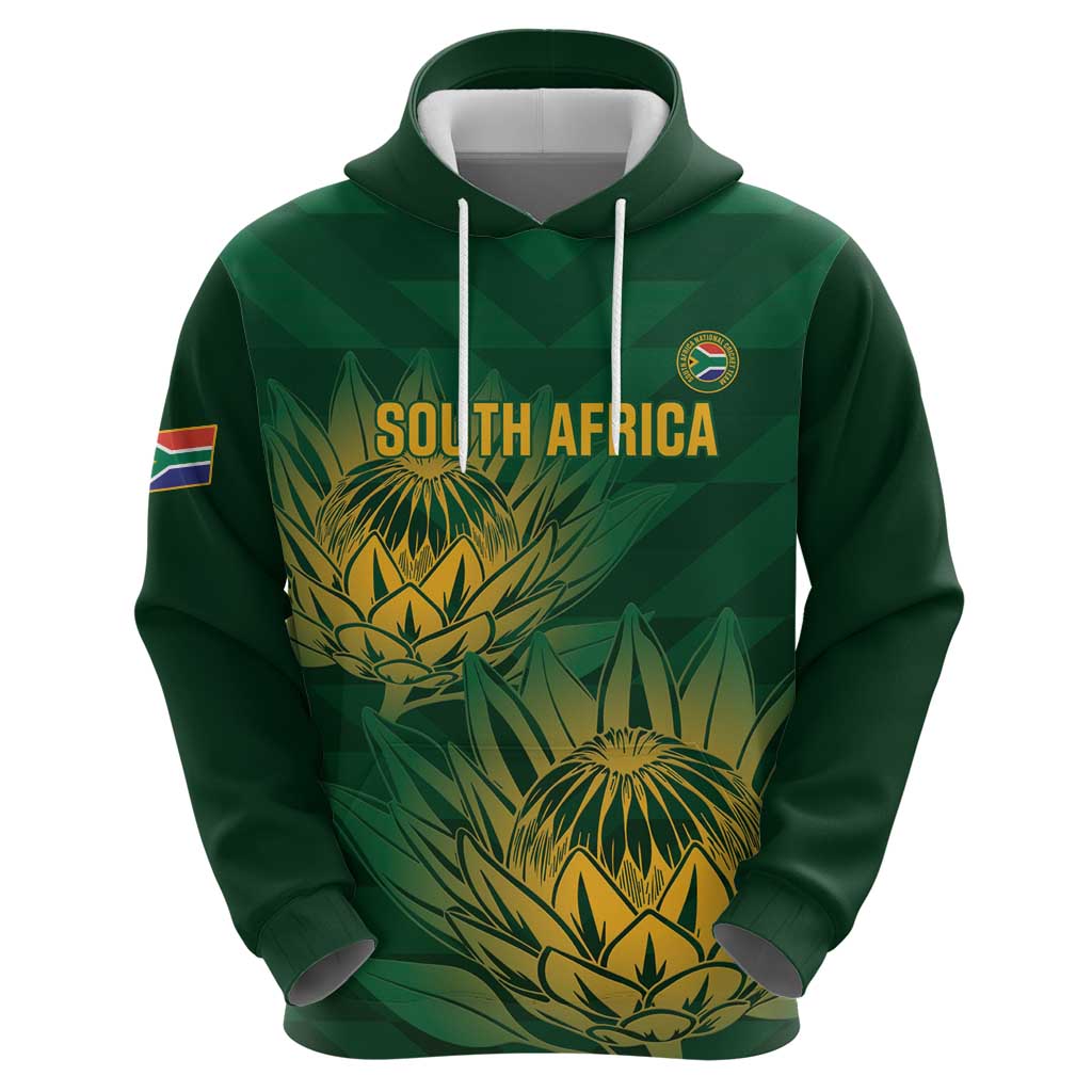 Custom South Africa Cricket Hoodie Go Champions Proteas