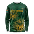 Custom South Africa Cricket Long Sleeve Shirt Go Champions Proteas
