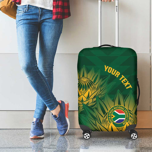 Custom South Africa Cricket Luggage Cover Go Champions Proteas