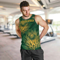 Custom South Africa Cricket Men Tank Top Go Champions Proteas