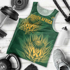 Custom South Africa Cricket Men Tank Top Go Champions Proteas