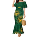 Custom South Africa Cricket Mermaid Dress Go Champions Proteas