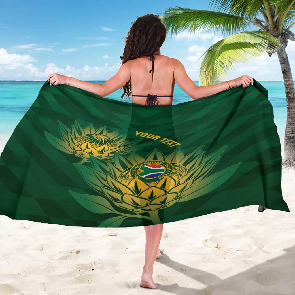 Custom South Africa Cricket Sarong Go Champions Proteas
