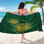 Custom South Africa Cricket Sarong Go Champions Proteas