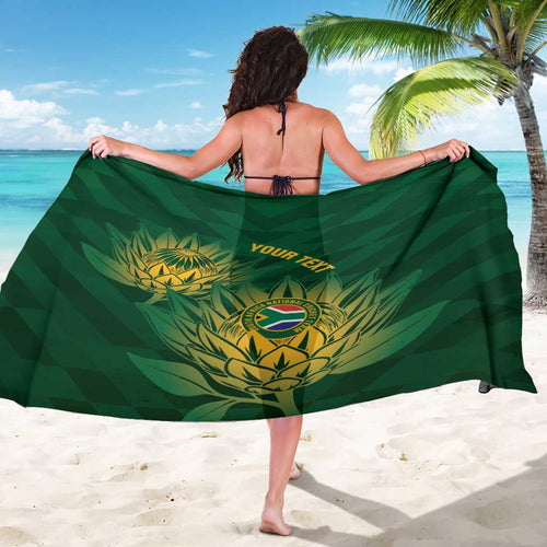 Custom South Africa Cricket Sarong Go Champions Proteas